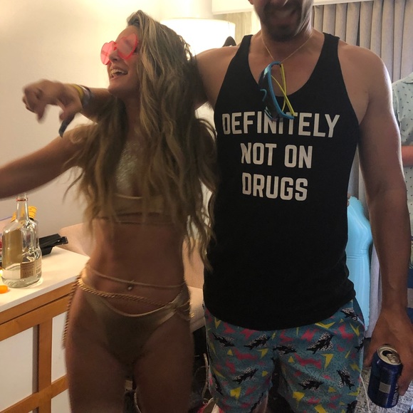 SOLD - Oh Polly Rose Gold Cut In Line Bikini - Picture 4 of 4